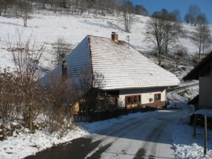 unser Haus im Winter 2010